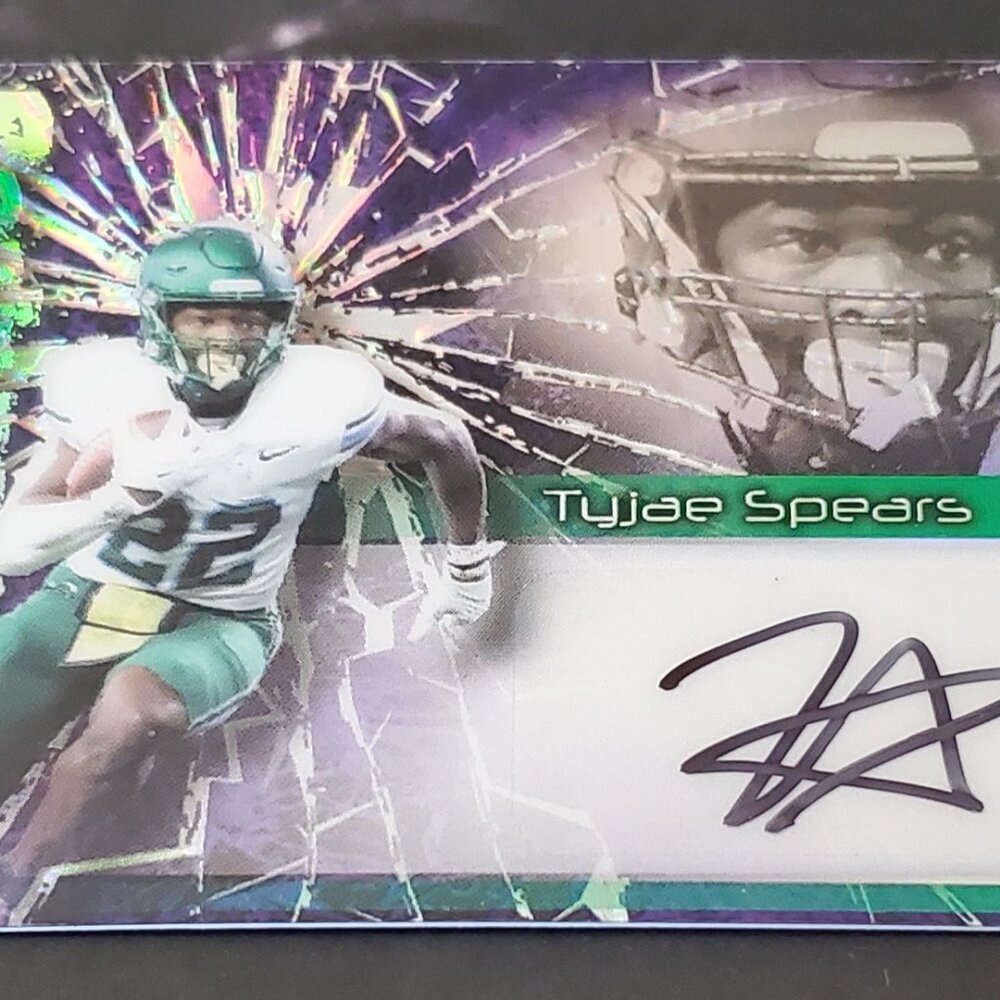Tyjae Spears  2023 Wild Card Alumination   Auto Rookie 3/15 #AS-22  Titans